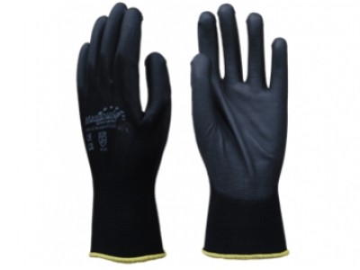 Перчатки Микропол (цв. белый, черный)