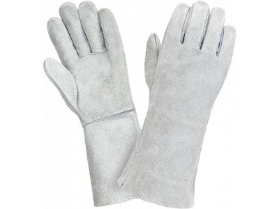 рукавицы спилковые краги