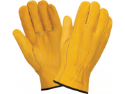 Перчатки спилковые, кожаные